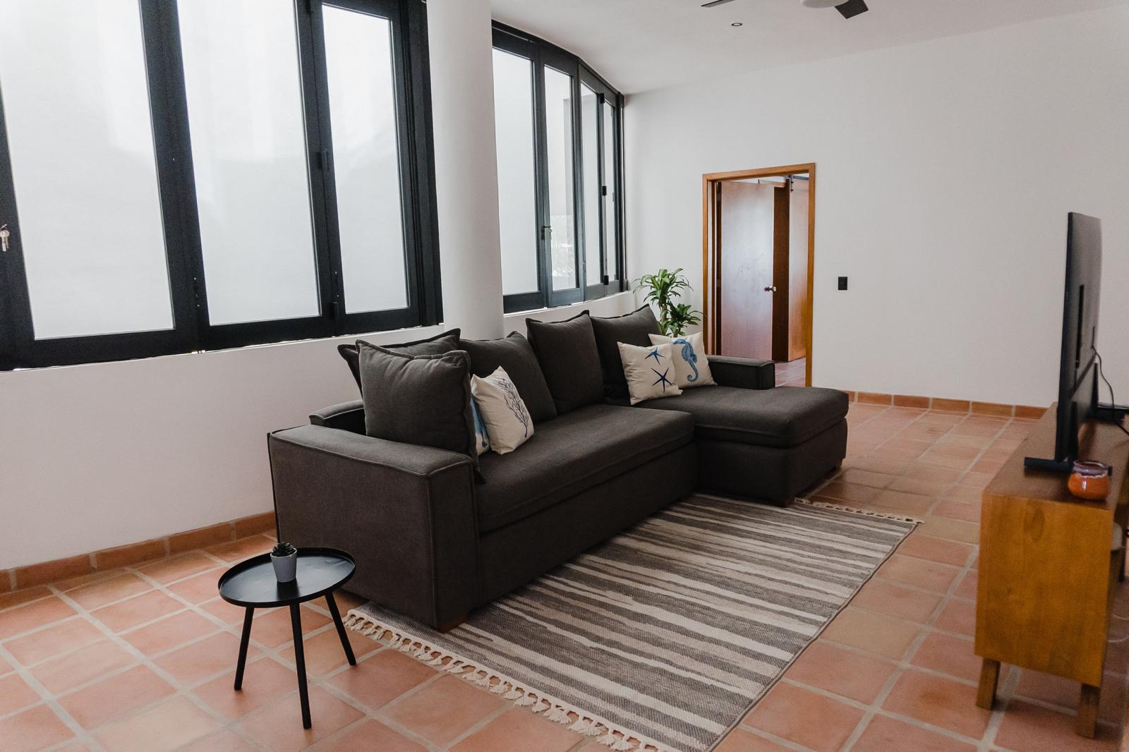 Living area in the house